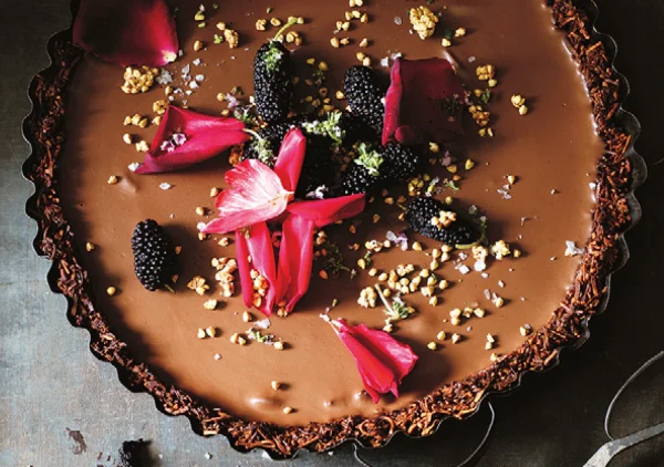 Cardamom ganache